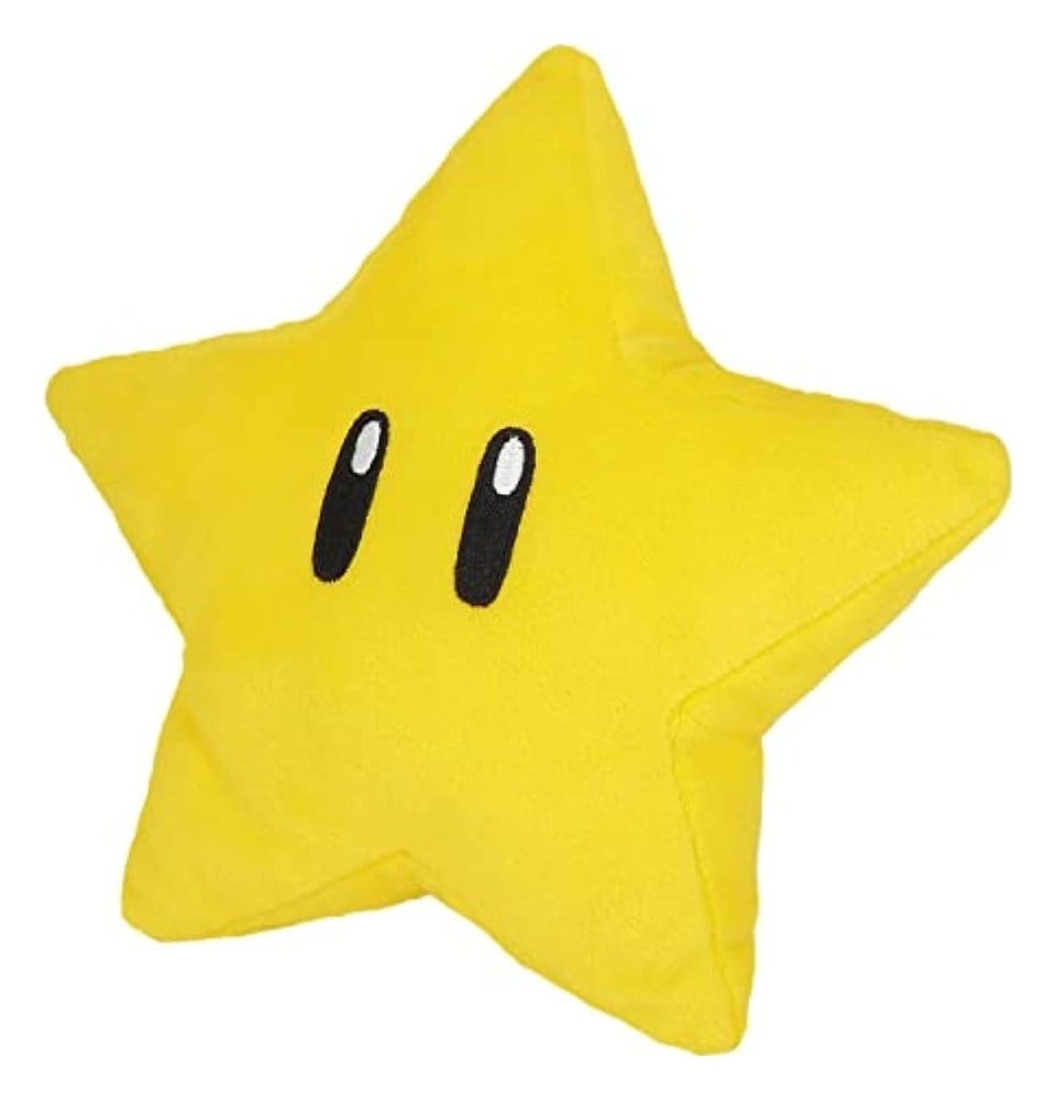 Super Mario Plush Figure Super Star 18 cm