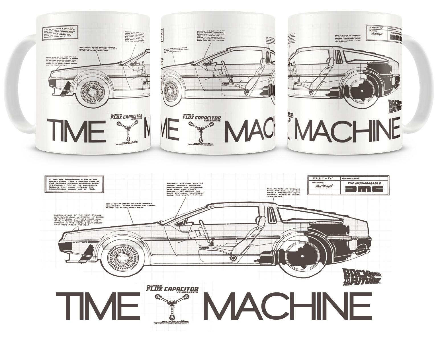 Back to the Future Mug Time Machine