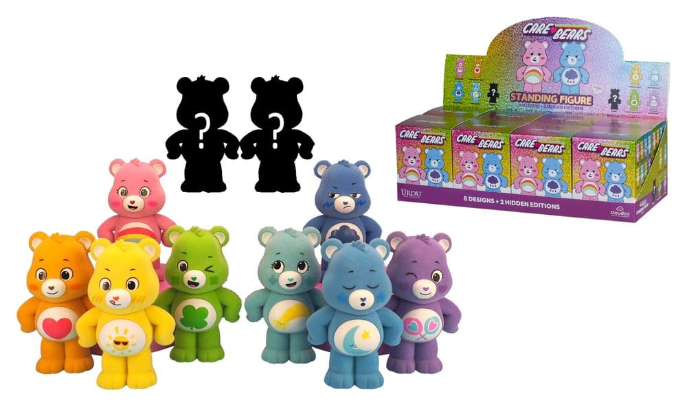 Care Bears Flocked Figures Unlock the Magic 8 cm Blind Box Display (8)