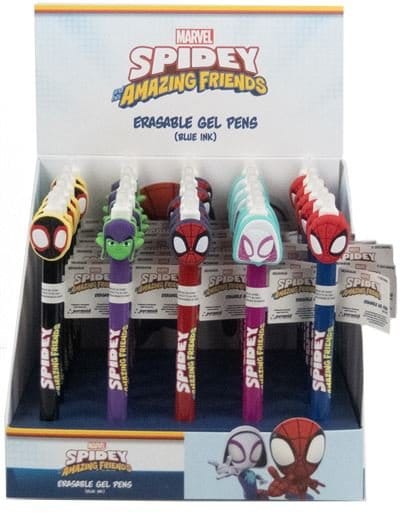 Spidey & Friends Erasable Gel Pen Friends Display (30)