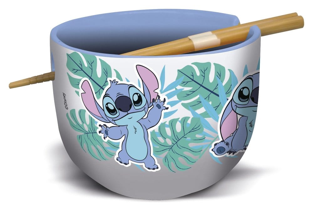 Lilo & Stitch Ramen Bowl with Chopsticks Stitch Aloha