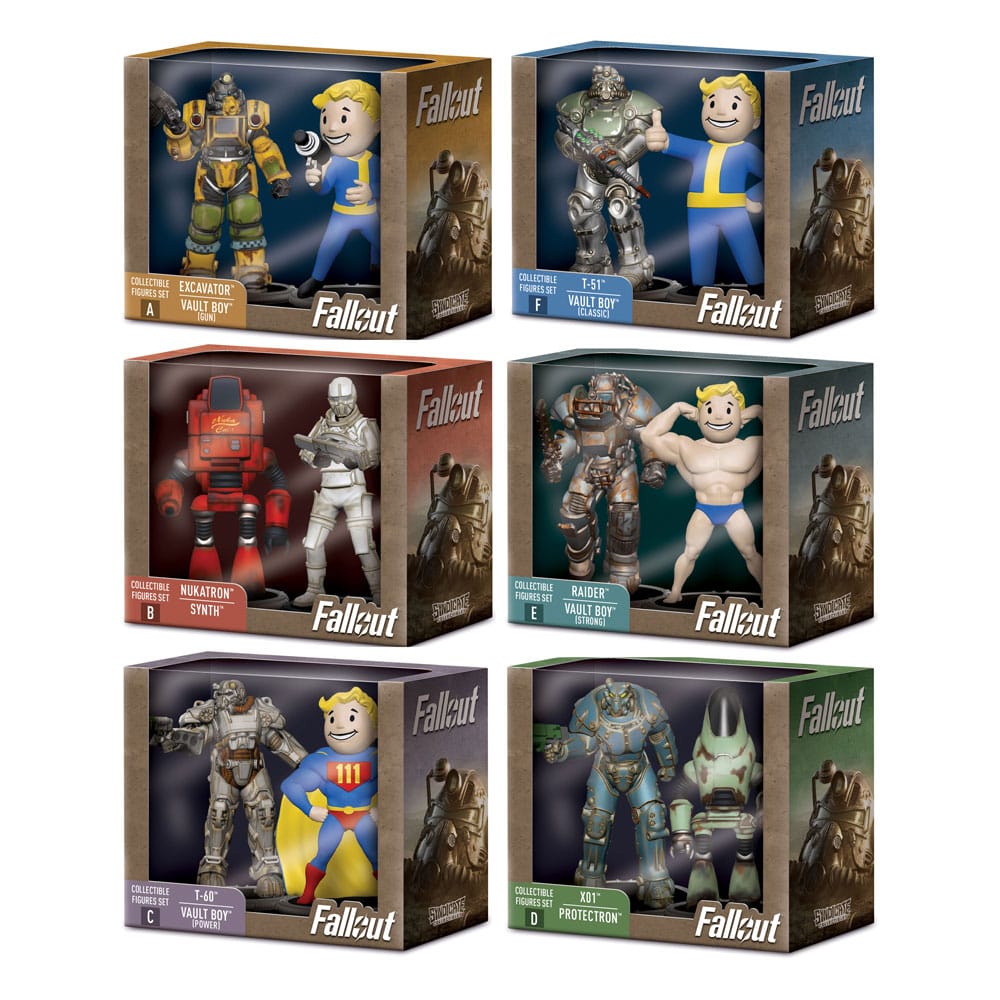Fallout Mini Figures 2-Pack 7 cm Assortment (6)