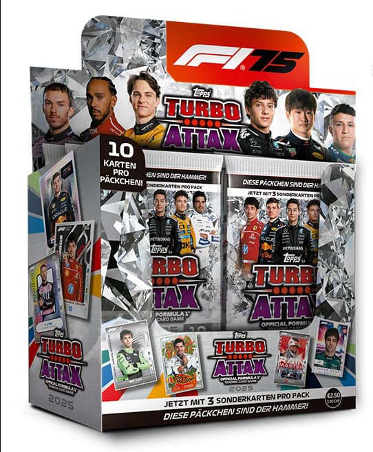 Formula 1 Turbo Attax TCG 2025 Booster Display (24)