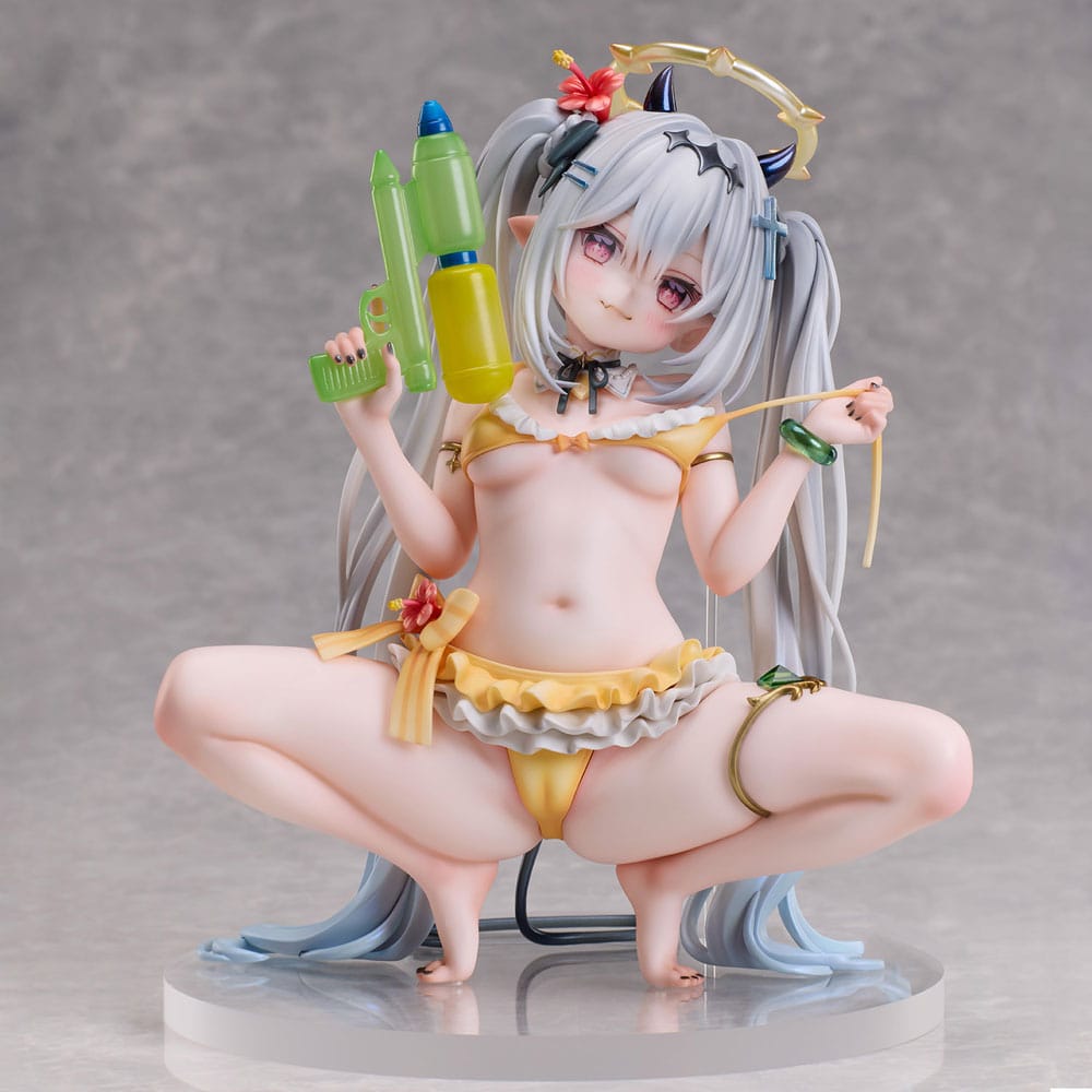 Original Character PVC Statue 1/6 Silver-Haired Girl Illustrated by Chihiro 18 cm