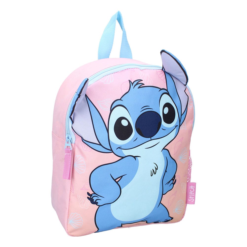 Lilo & Stitch Backpack Fluffy Friends Pink 32 cm