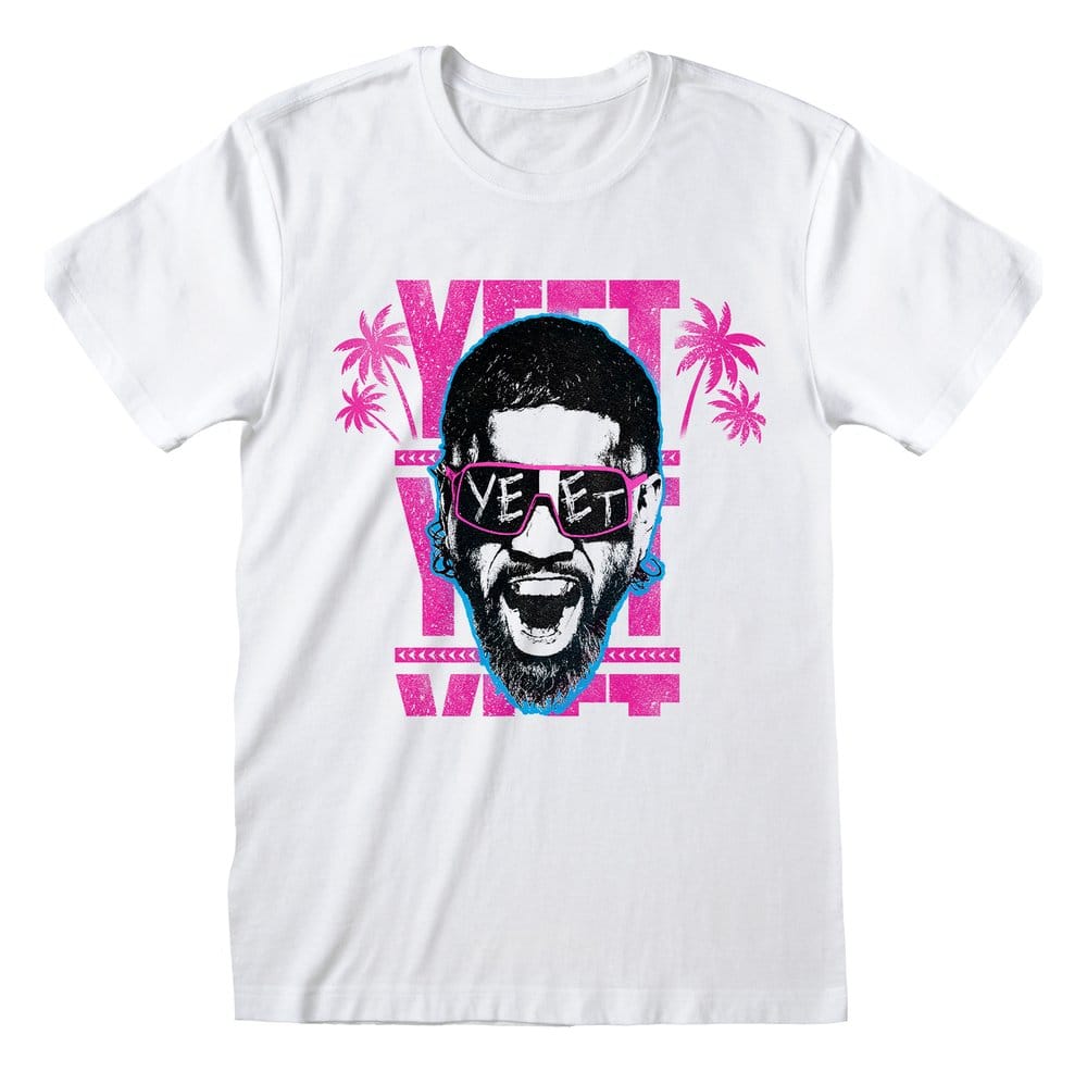 WWE T-Shirt Yeet White Size S