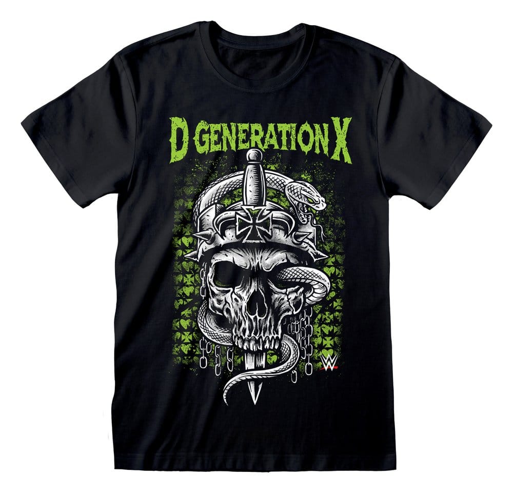 WWE T-Shirt D Generation X Black Size L