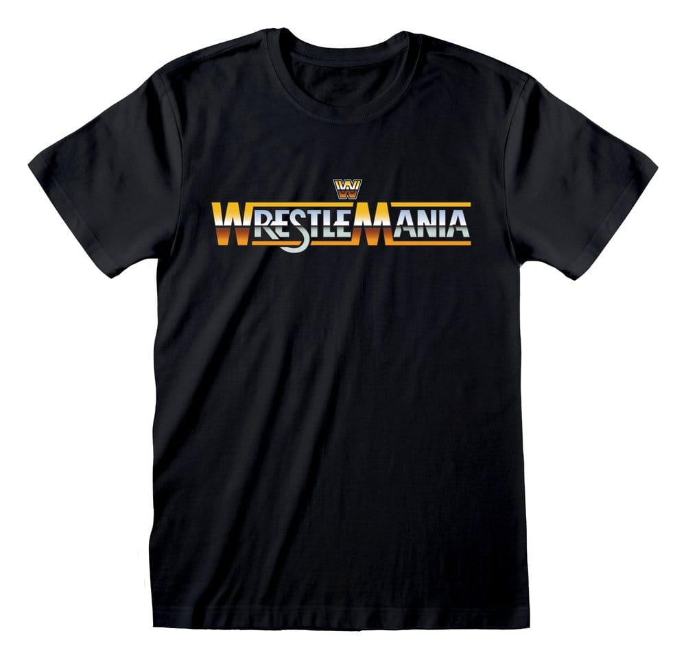 WWE T-Shirt Wrestle Mania Black Size M