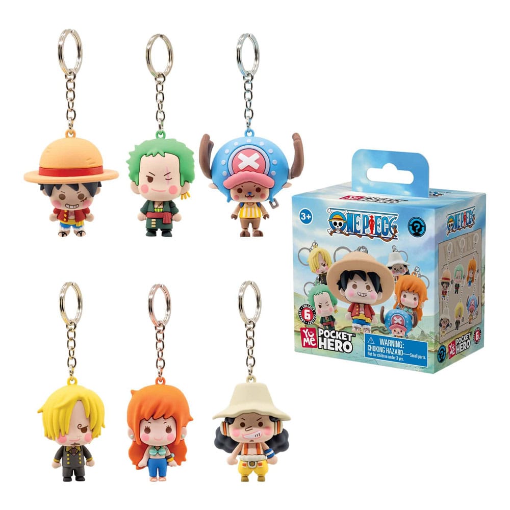 One Piece Pocket Hero Keychain Series 2 Display (12)